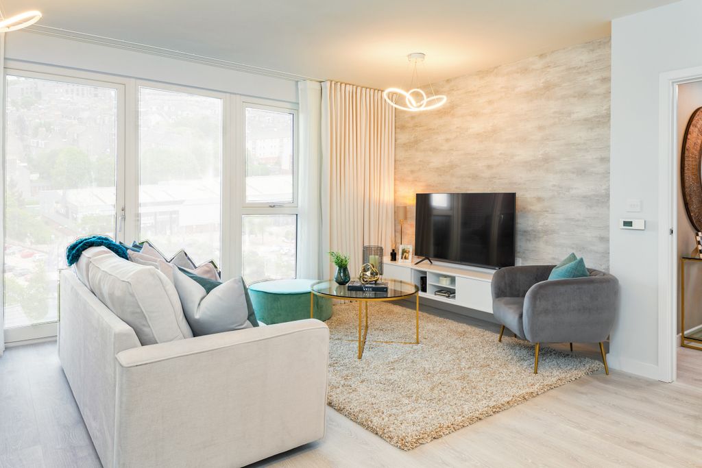 Property photo 2 of 10 Apartment Interior With Large Living Area Window