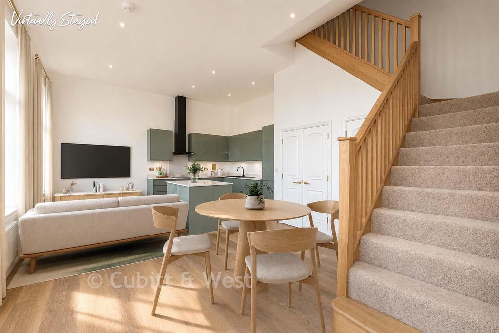 Property photo 1 of 19 Staged Lounge Kitchen Diner