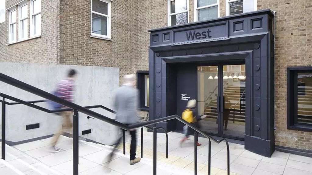 Property photo 2 of 16 The Shepherds Building Rockley Road W14 Office To Let West London Entrance.Jpg