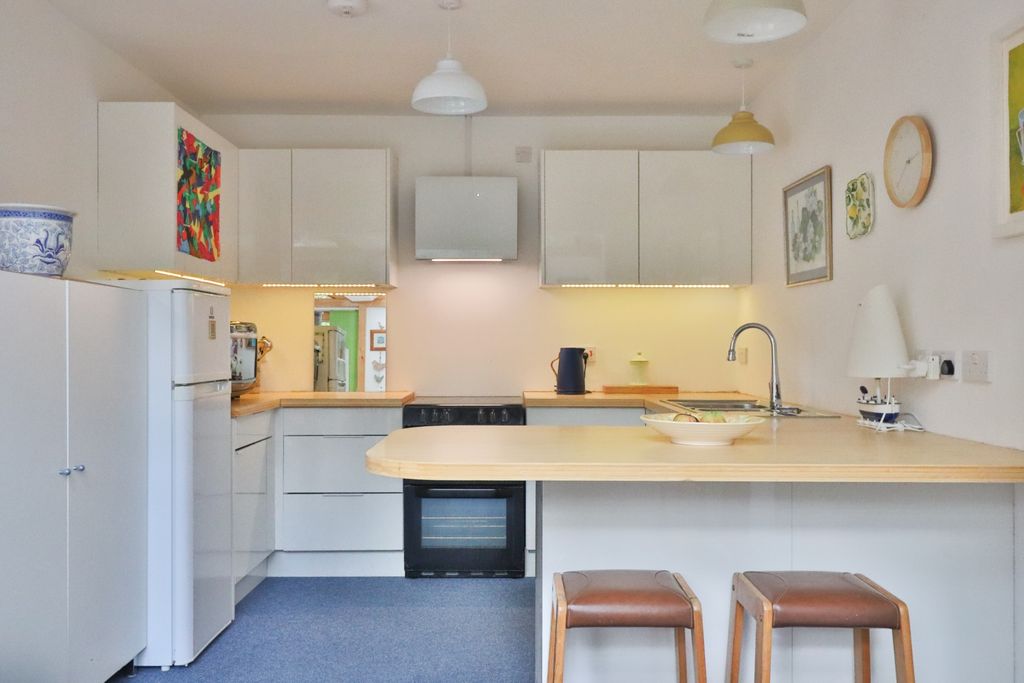 Property photo 2 of 16 White Gloss Fitted Kitchen