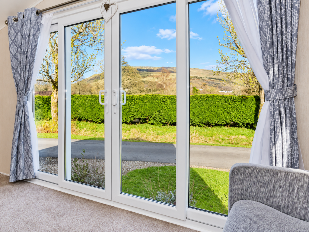 Property photo 2 of 6 Scenic Countryside Views Through The Holiday Caravan's Large Glass Patio Doors