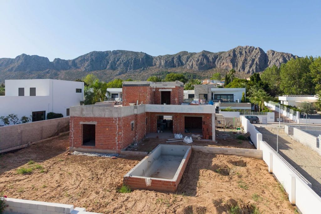Property photo 1 of 26 New Build Villa With Sea Views Under Construction For Sale In Beniarbeig