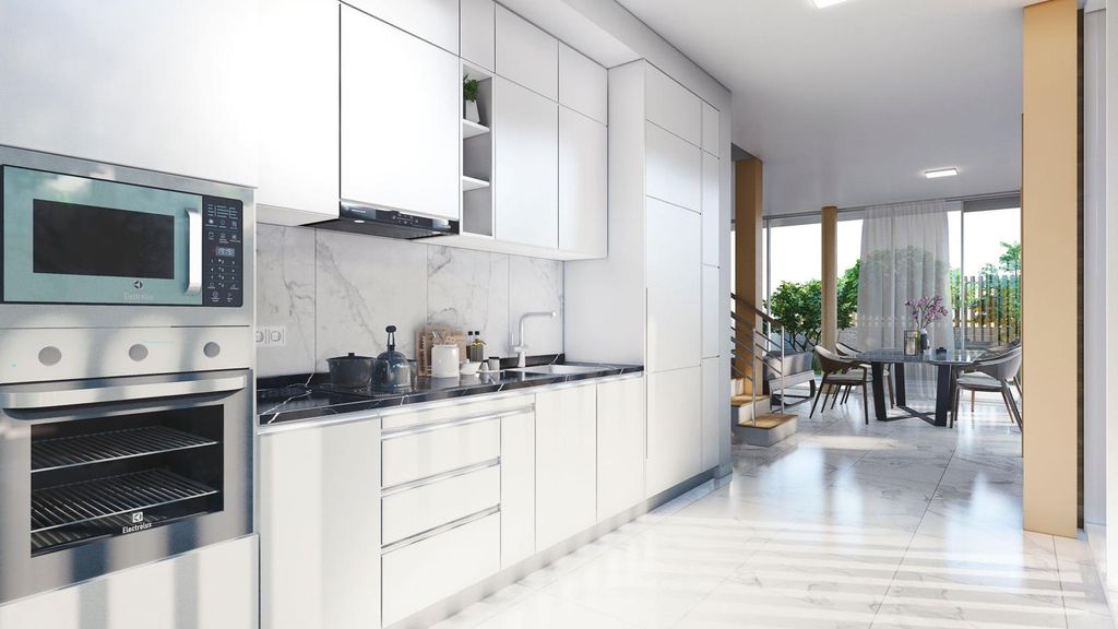 Property photo 3 of 8 Kitchen Plan: Luxury Murdeira 2 Bedroom Apartments