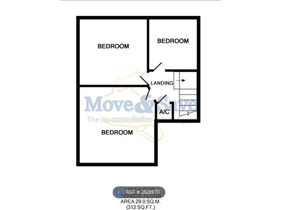 Property photo 3 of 16 Upstairs Plan