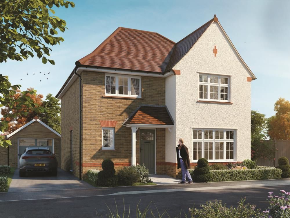 Property photo 1 of 10 External CGI With Render Finish Of The Cambridge, A 4 Bedroom House