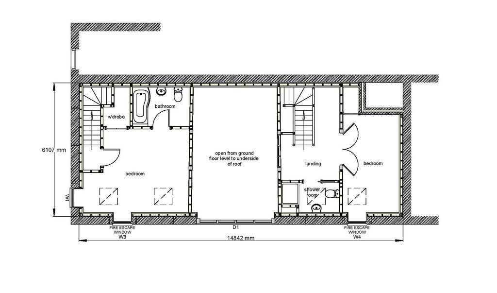 Property photo 3 of 23 Barn Conversion - Castlemorton - Proposed First Fl