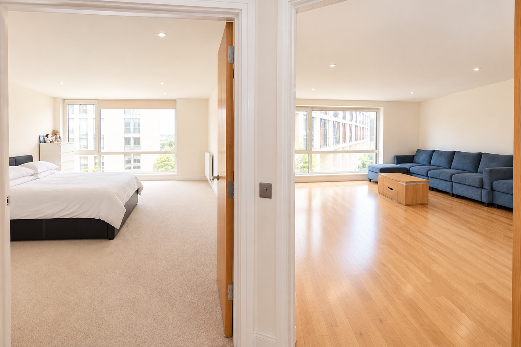 Property photo 3 of 12 Spacious Modern Apartment Interior