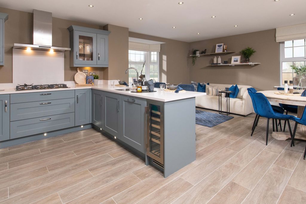 Property photo 2 of 9 Internal View Of Spacious Open-Plan Kitchen-Diner