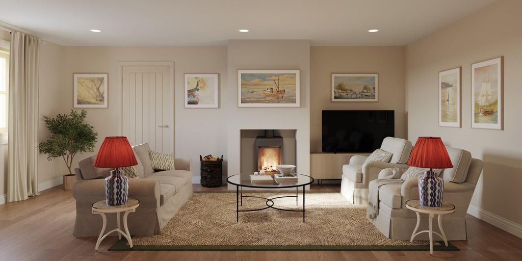 Property photo 2 of 26 Old Malthouse - Plot 20 - Living Room.Jpg