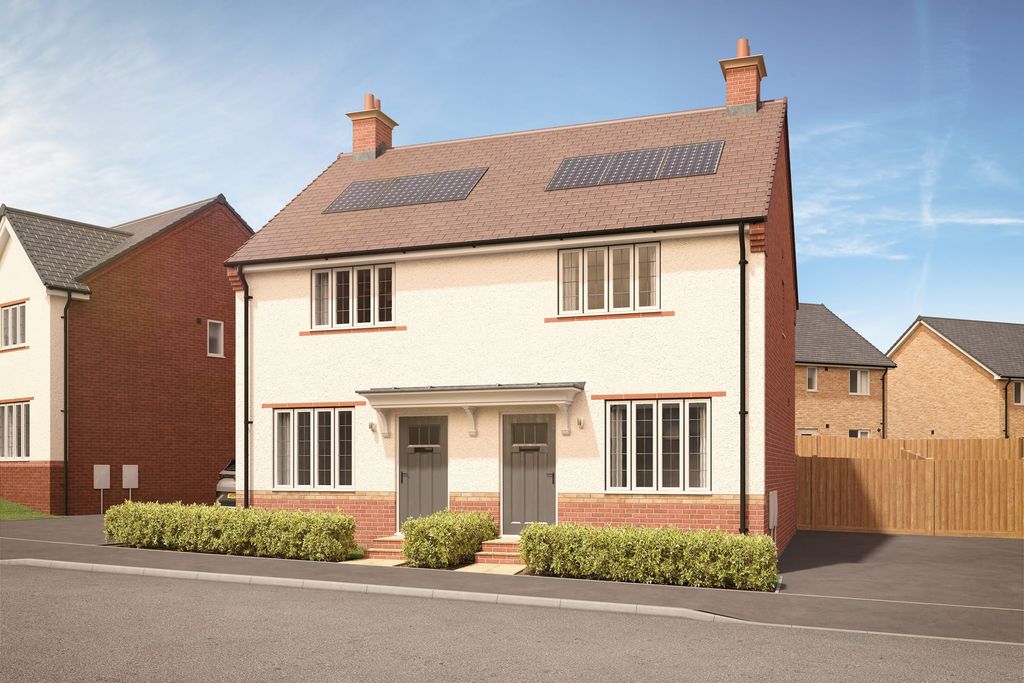 Property photo 1 of 10 A Two-Story Residential House With A Red-Tiled Roof