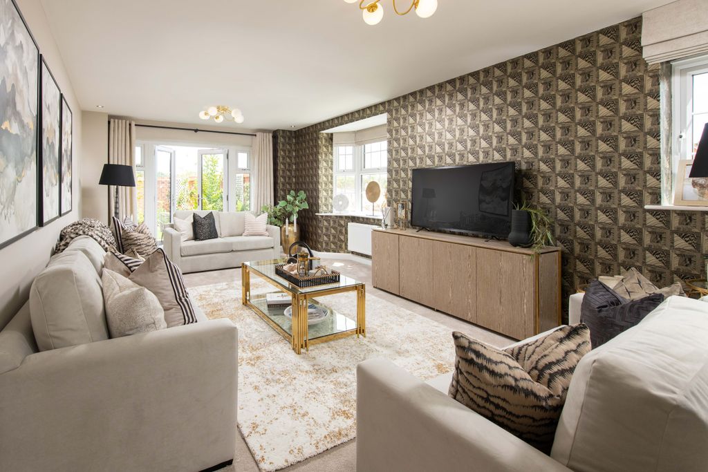 Property photo 3 of 9 Spacious Lounge With French Doors