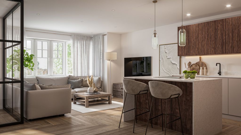 Property photo 3 of 11 CGI Kitchen / Living Room