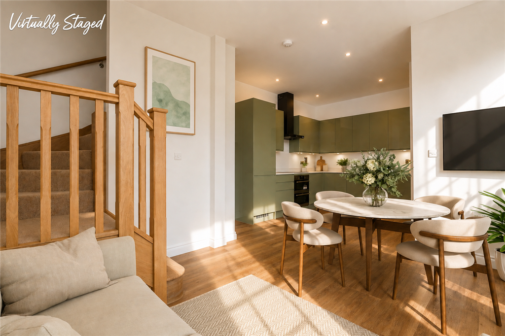 Property photo 1 of 22 Staged Lounge Kitchen Diner