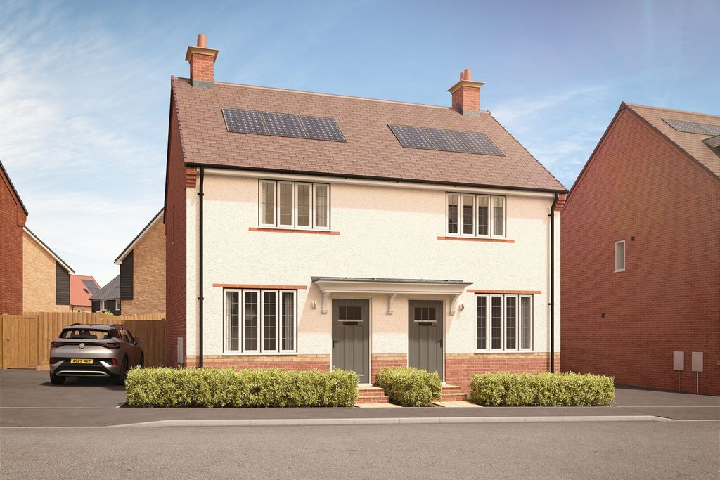 Property photo 1 of 9 A Modern Two-Story Residential House With A Red Tile Roof