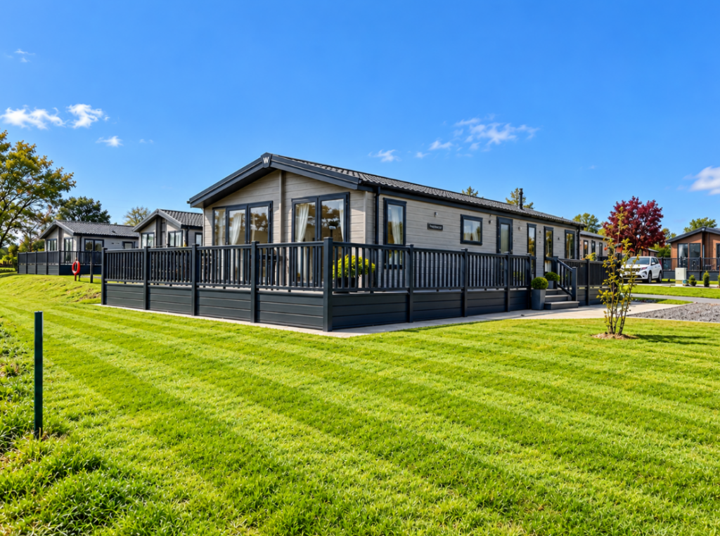 Property photo 1 of 11 Willerby Pinehurst Luxury Holiday Lodge With Composite Decking At Oakwood Retreat York