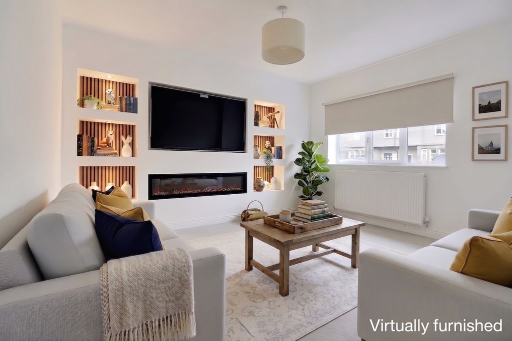 Property photo 2 of 22 Virtually Staged Living Room With Contemporary Me