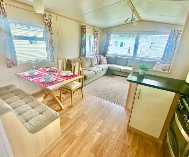 Property photo 1 of 5 Carnaby Accolade Dining Living Area At Hoburne Bashley Holiday Park
