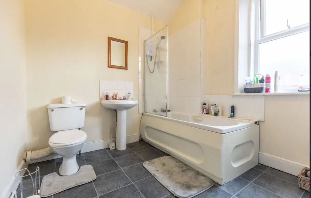 Property photo 3 of 6 Bright Bathroom With A Bath And Shower Screen, Ped...