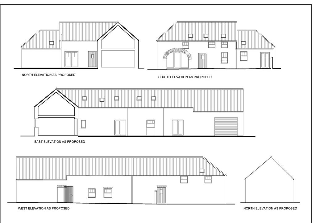 Property photo 2 of 9 The Barn Elevations .Jpg