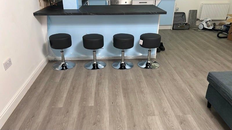 Property photo 2 of 6 Modern Open-Plan Kitchen Area With A Breakfast Bar...