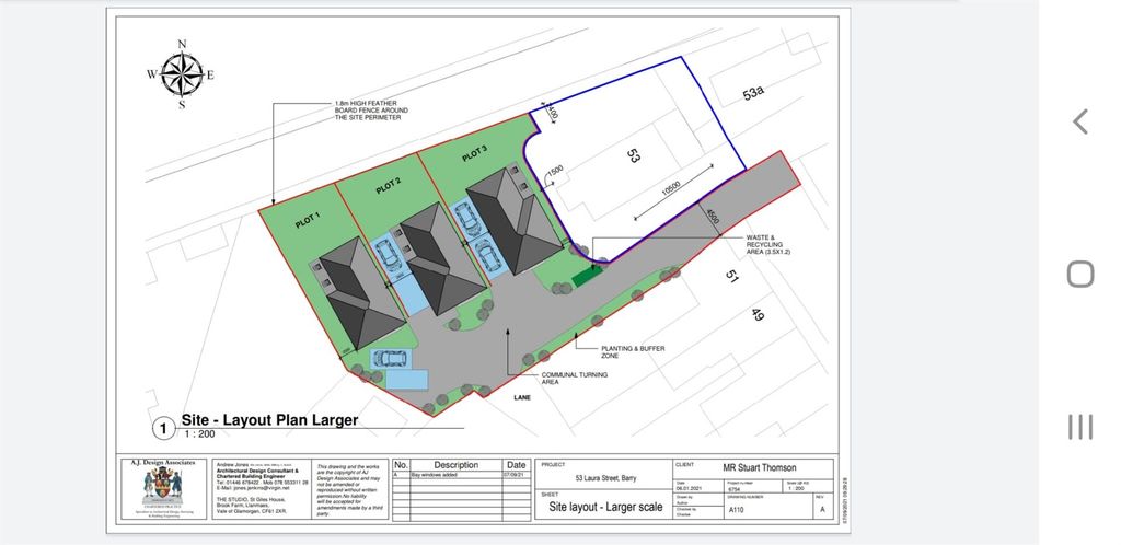 Property photo 1 of 10 Plot 1-3 Laura Street, Barry