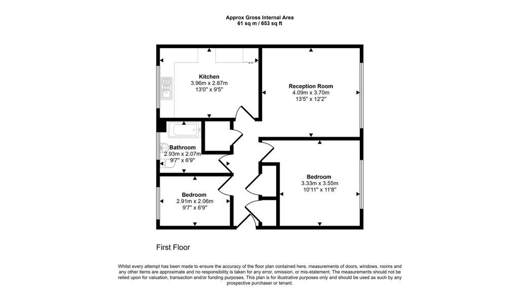 Property photo 2 of 8 Flat 32, Faynes Court, Sunderland Road.Jpg