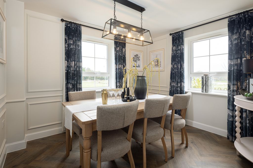 Property photo 2 of 10 Dining Room In The 4 Bedroom Alfreton
