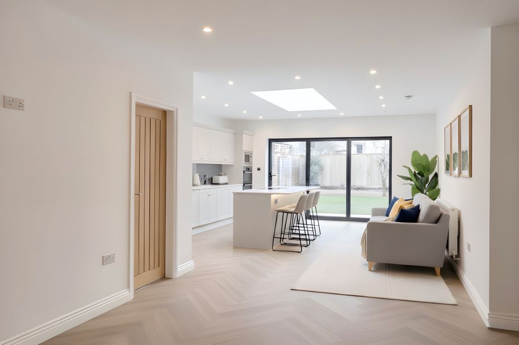 Property photo 2 of 20 Kitchen And Living Area Virtually Staged