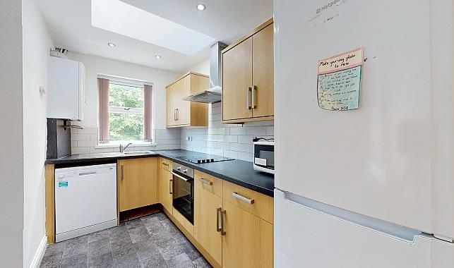 Property photo 2 of 10 Bright Modern Galley Kitchen With Wooden Cabinets,...