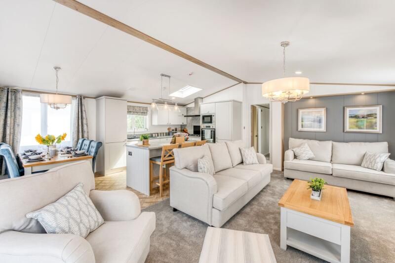 Property photo 1 of 8 Atlas Laburnum Lodge Living Lounge Area At Hoburne Cotswold Reach Holiday Park