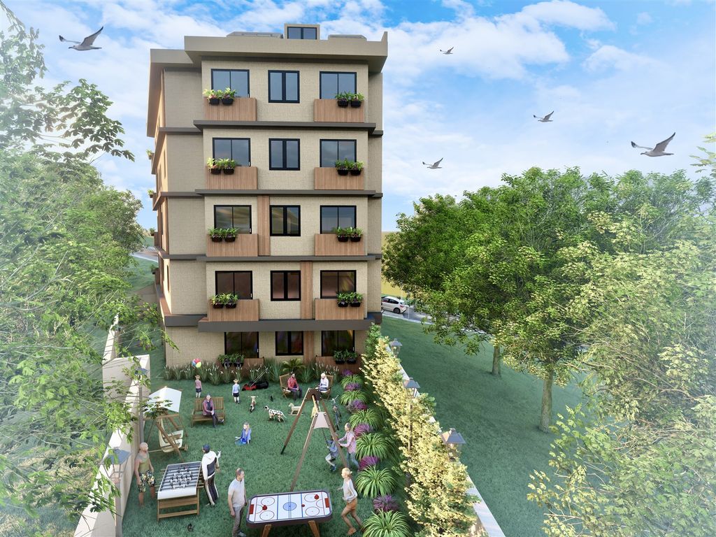 Property photo 2 of 21 Impressive Properties In Istanbul For Sale - Side View Of Stylish Apartment Building