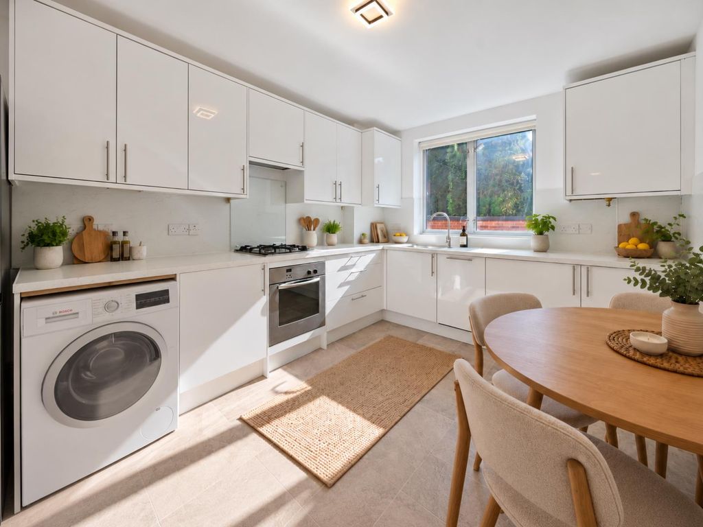 Property photo 2 of 9 Bright Scandinavian Kitchen With Subtle Washing Ma