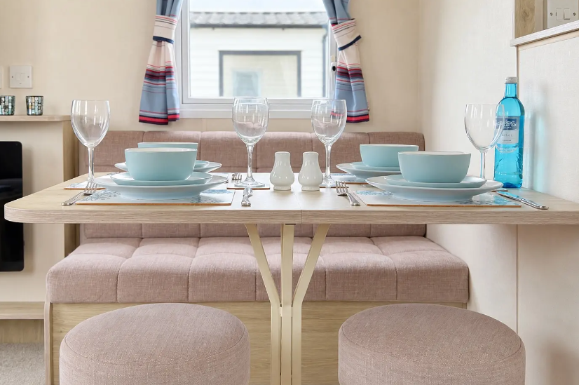 Property photo 3 of 14 Dining Area With Fitted Seating In The Abi Summer Breeze At Amble Links