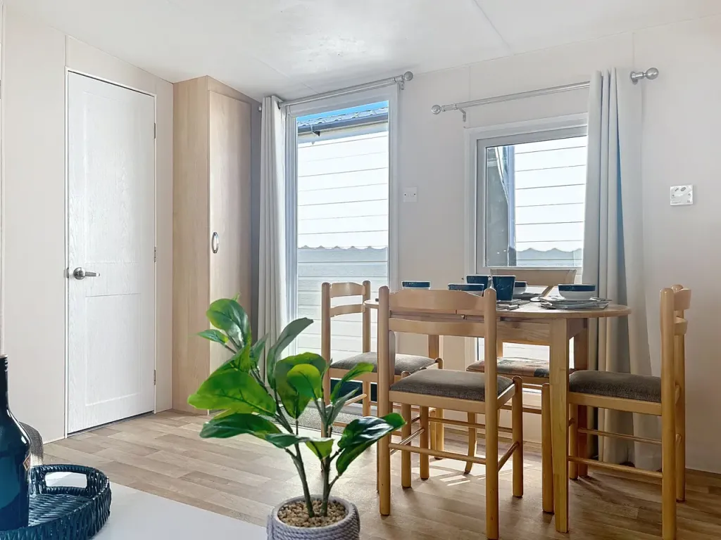 Property photo 3 of 17 Dining Table With Chairs In The Delta Feria Holiday Caravan At Pakefield Holiday Park, Suffolk