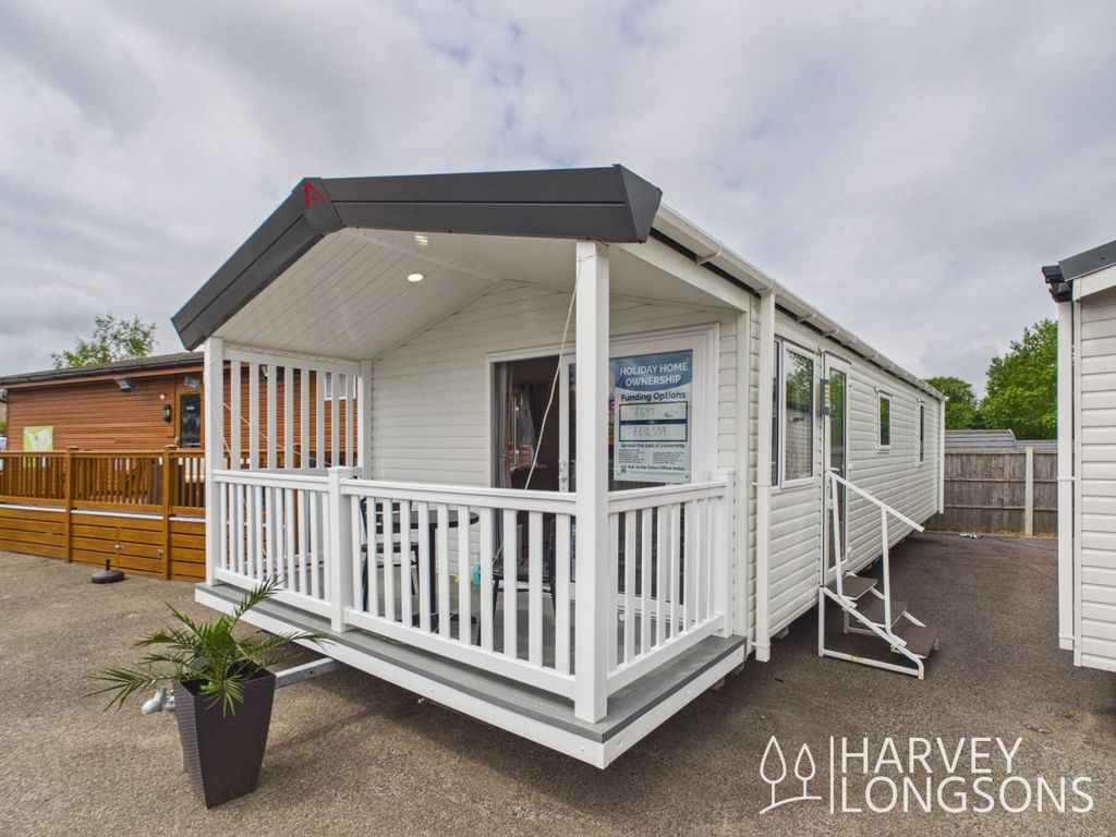Property photo 1 of 17 Exterior With Decking Of The Atlas Lookout Holiday Caravan At Birchington Vale Holiday Park, Kent