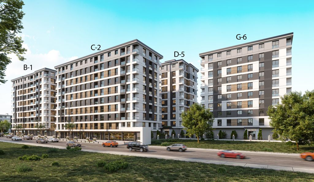 Property photo 1 of 16 Istanbul Residence Apartments For Sale - Main View Of The Complex