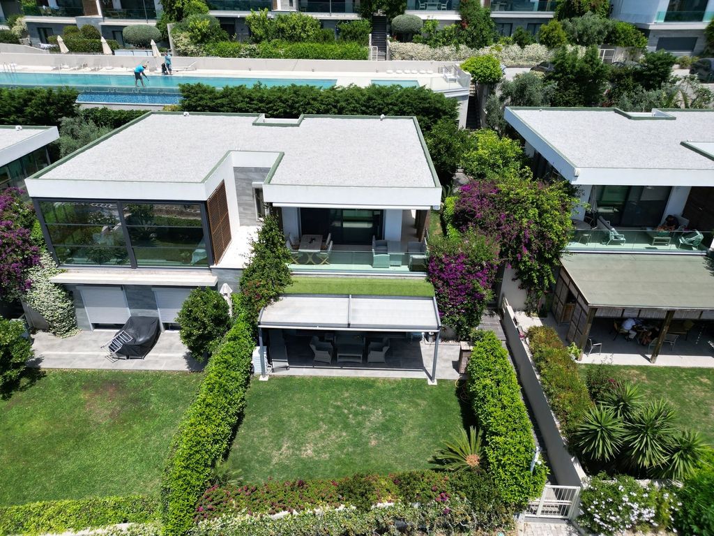 Property photo 3 of 25 A Must-See Duplex Property For Sale In Bodrum - Arial View Showing The Private Garden