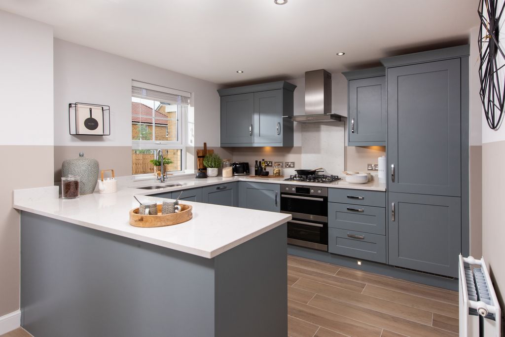 Property photo 2 of 10 Inside View 4 Bedroom Detached Radleigh Kitchen Diner