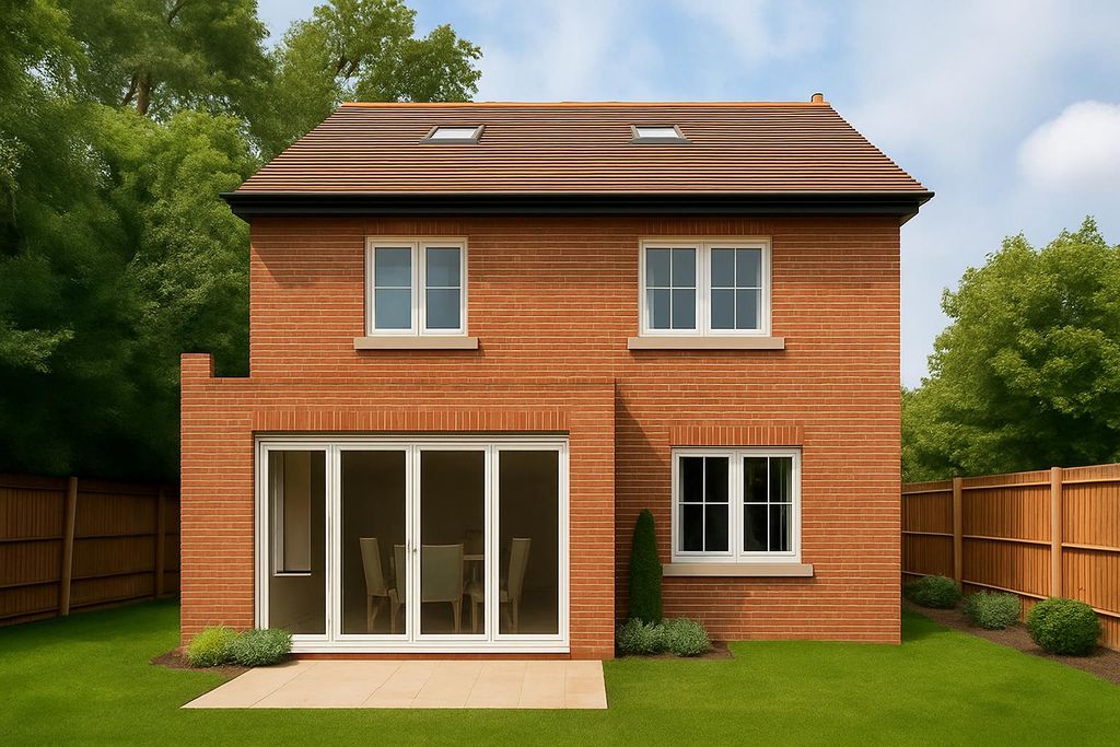 Property photo 2 of 7 Plot 3 - Rear Aspect CGI
