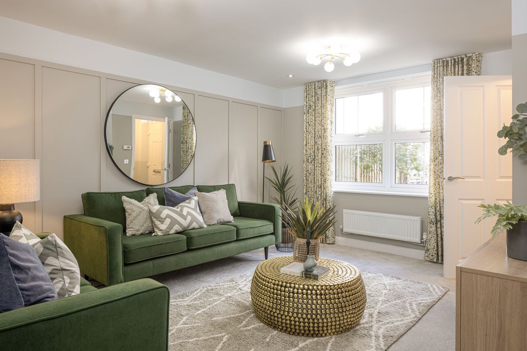 Property photo 2 of 10 Internal Image Of The Archford Show Home Lounge At Niveus Walk.