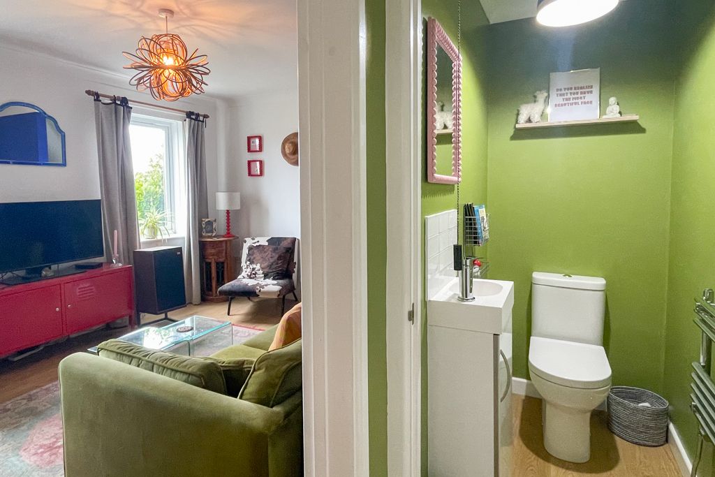 Property photo 3 of 17 Entrance Towards Living Room And Downstairs W.C