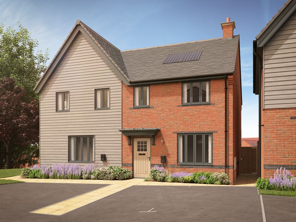 Property photo 1 of 10 A Modern Two-Story House With A Brick And Wood Exterior Sits In Front Of A Clear Blue Sky