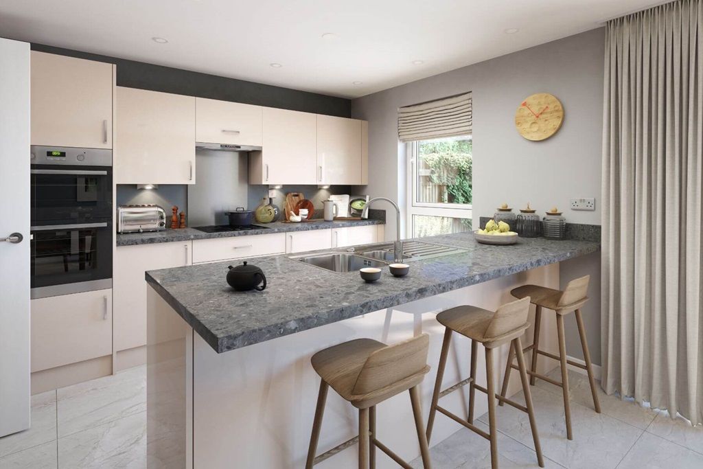 Property photo 1 of 14 A Breakfast Bar Creates Handy Additional Seating