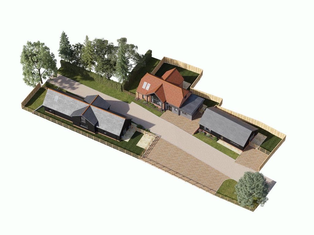 Property photo 2 of 2 The-Barns_West-Winterslow_Aerial_Hr.Jpg