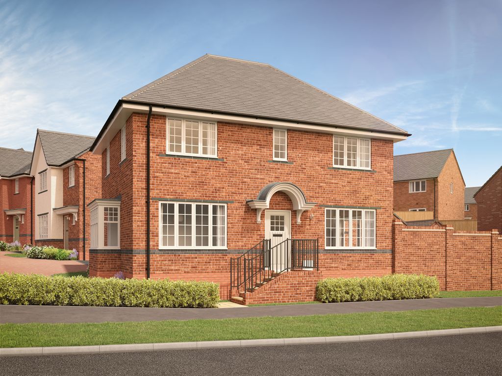 Property photo 1 of 8 A Red Brick House With White-Trimmed Windows And A Gray Roof Stands In The Foreground