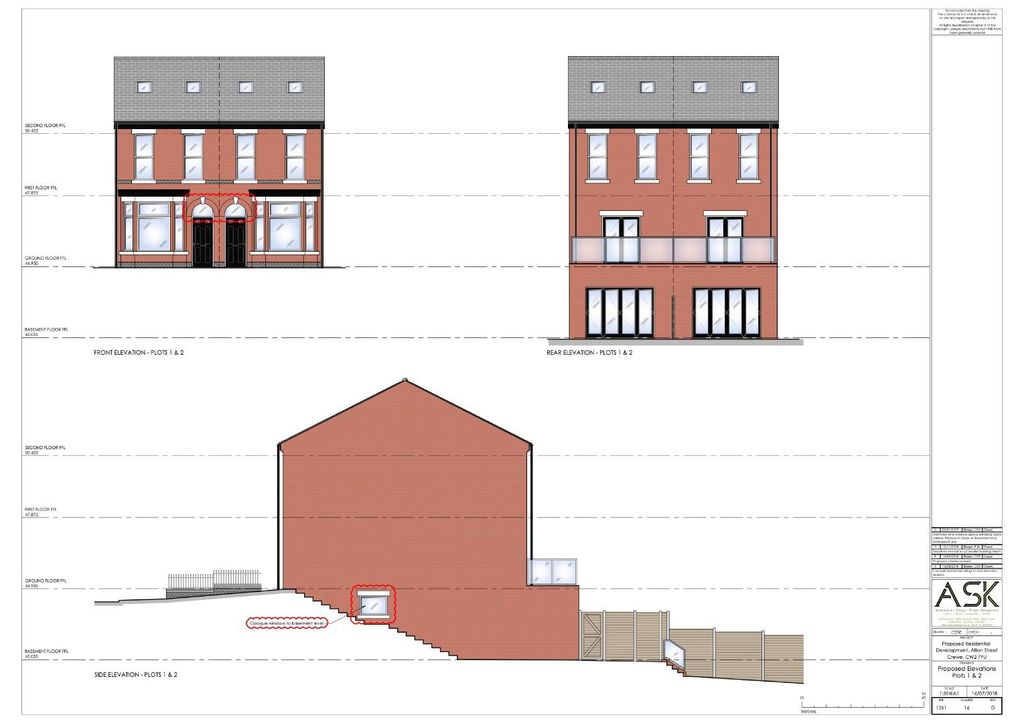 Property photo 1 of 20 1261-16D Proposed Elevations - Plots 1 And 2.Jpg