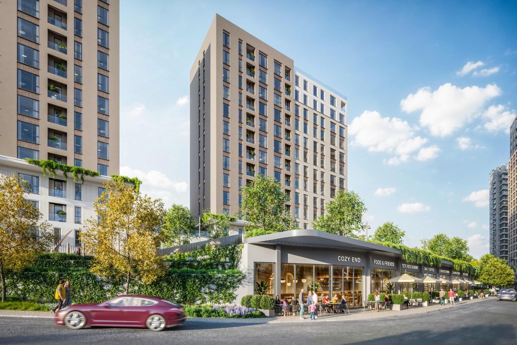 Property photo 3 of 14 Off-Plan Istanbul Apartments For Sale - Cafes And Restaurants On The Site