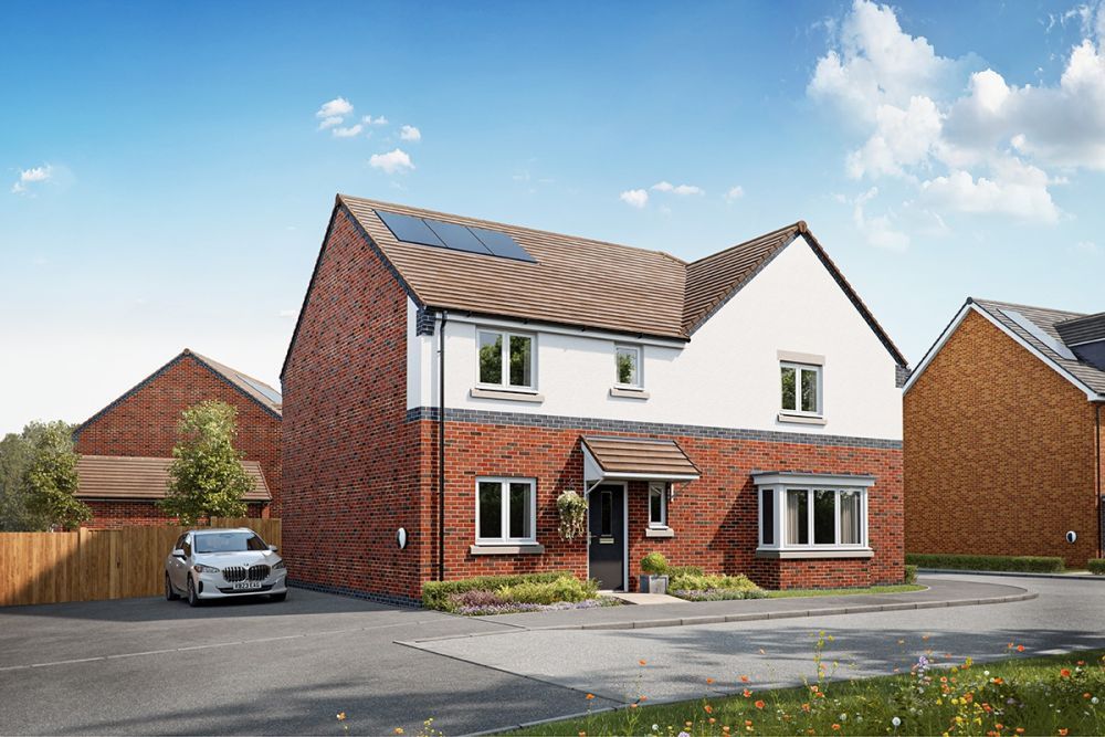 Property photo 1 of 10 1 Crest Nicholson At Branston Locks The Hadleigh External CGI