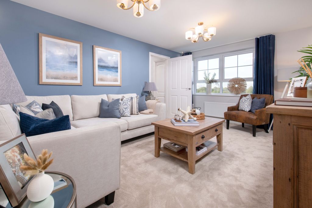 Property photo 3 of 8 Internal View Of The Lounge In A Radleigh House Type