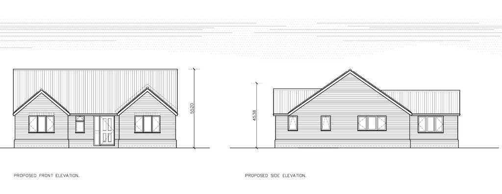 Property photo 1 of 5 Proposed Front And Side Elevation